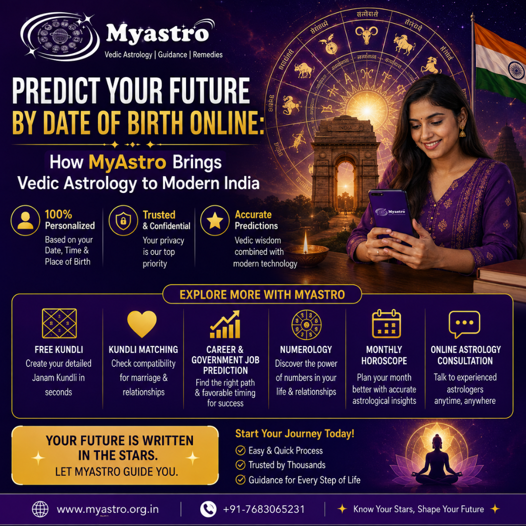 Predict Your Future by Date of Birth Online: How MyAstro Brings Vedic Astrology to Modern India