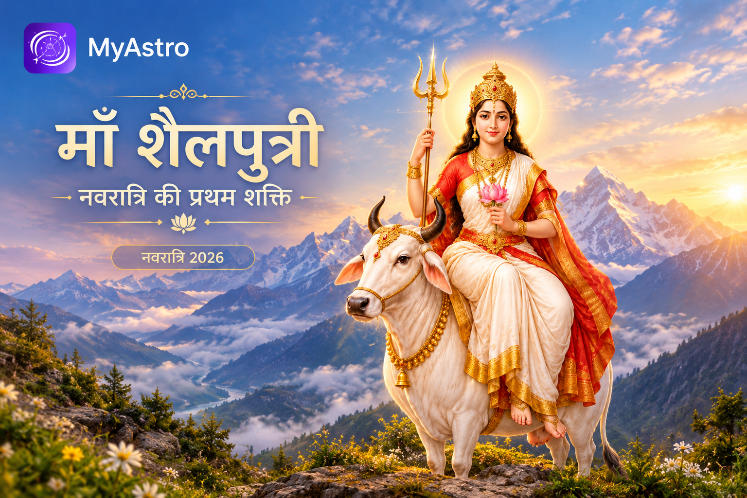 Maa Shailputri Puja: Vidhi, Mantra, Mahatva Aur Katha