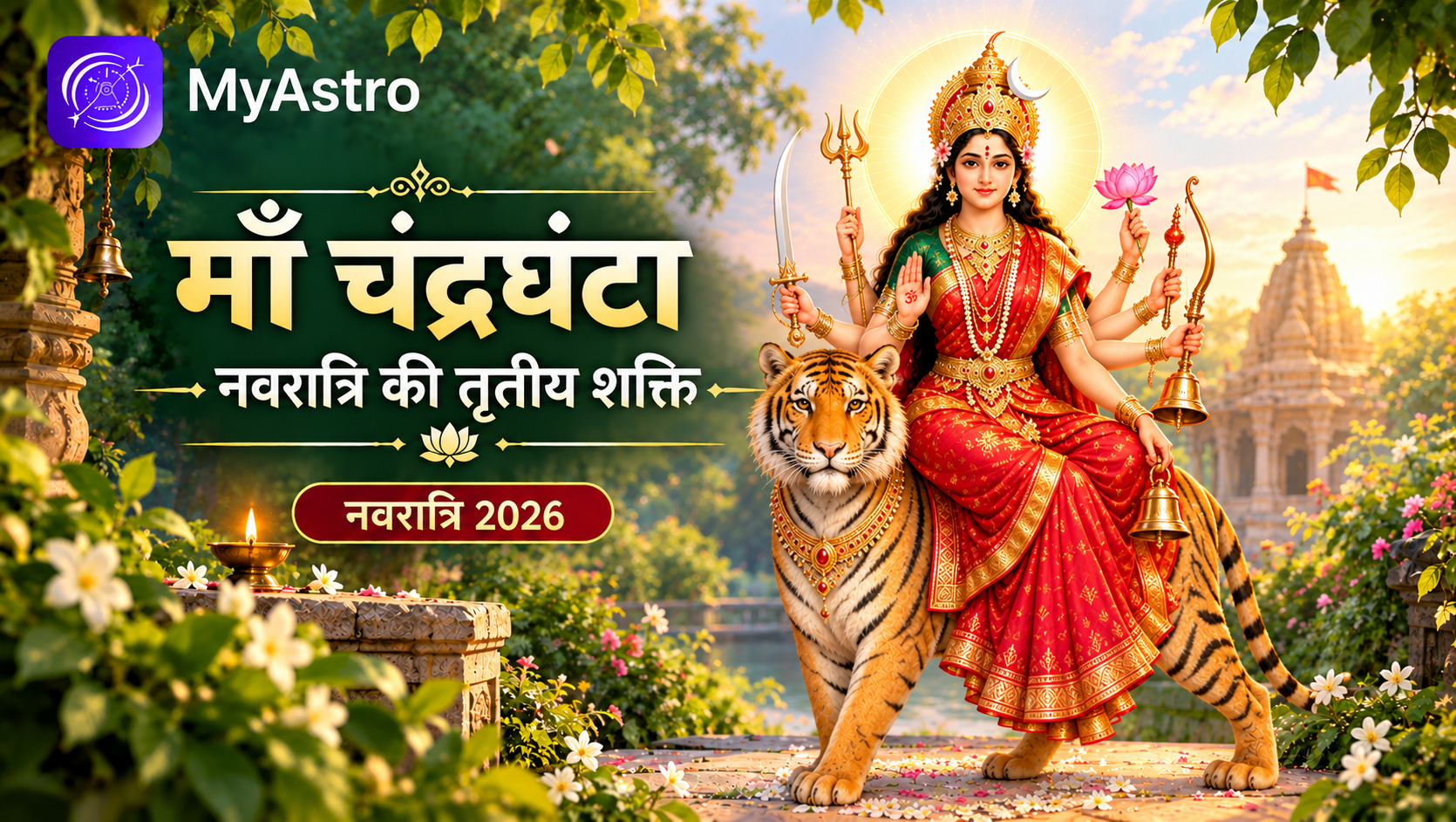 Maa Chandraghanta Puja: Mantra, Katha Aur Mahatva