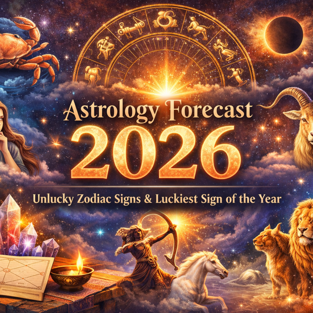 Unlucky Zodiac Signs in 2026 and the Luckiest Zodiac Sign of the Year – MyAstro Astrology Forecast 2026